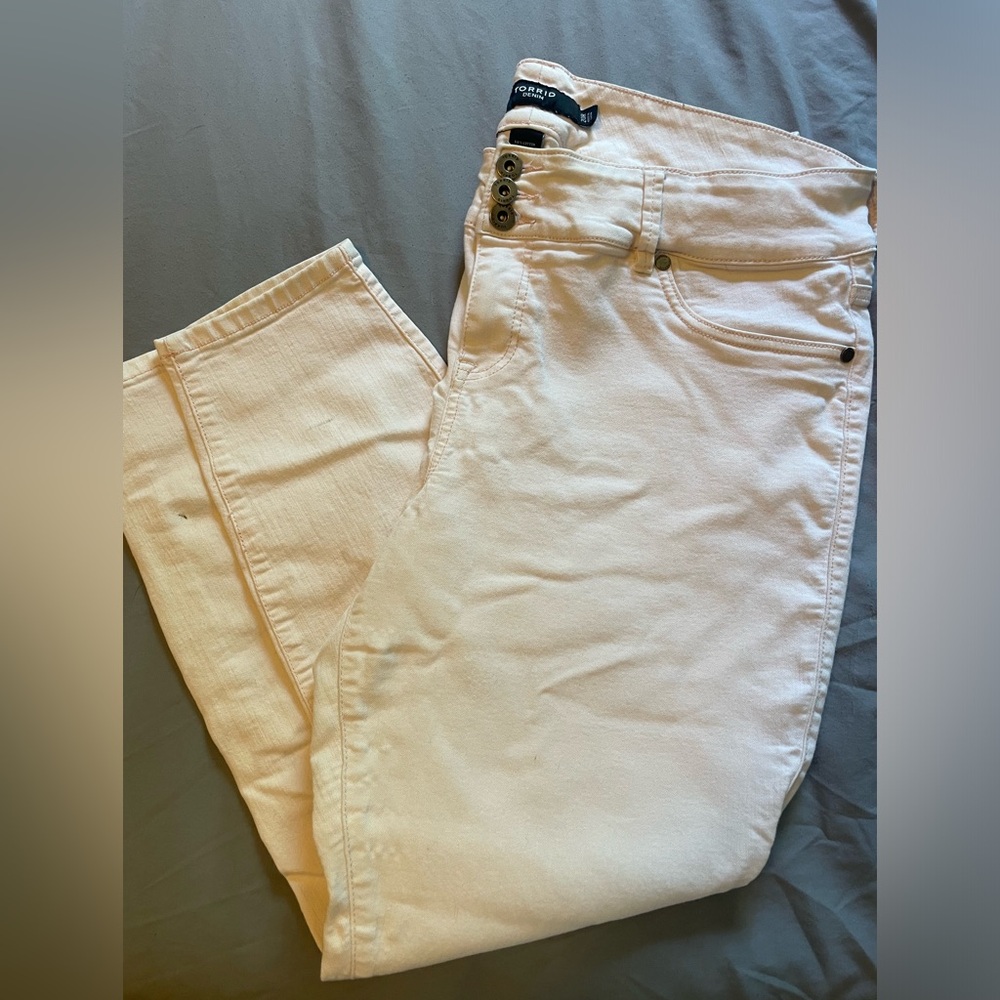 Torrid Denim Size 20R Baby Pink